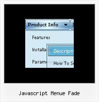 Javascript Menue Fade Bewegliches Menue Scroll