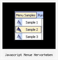 Javascript Menue Hervorheben Menu Items Mac