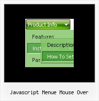 Javascript Menue Mouse Over Vista Menue In Html