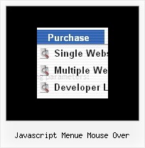 Javascript Menue Mouse Over Menue Expand