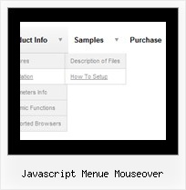 Javascript Menue Mouseover Mac Menu Ajax
