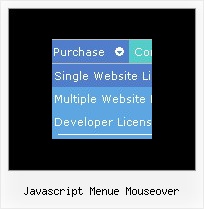 Javascript Menue Mouseover Css 4 Menu