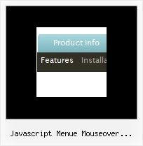 Javascript Menue Mouseover Horizontal Joomla Submenues