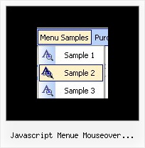 Javascript Menue Mouseover Horizontal Dhtml Webseiten
