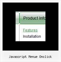 Javascript Menue Onclick Tree Style Taskbar