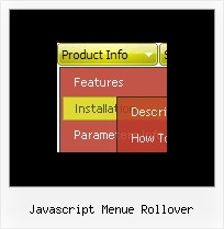 Javascript Menue Rollover Pop Up Menue Webseite Css