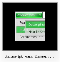 Javascript Menue Submenue Horizontal Css Dropdown Menue Html