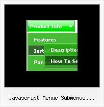 Javascript Menue Submenue Horizontal Listen Menue Sub Vertikal Css