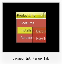 Javascript Menue Tab Schiebe Menue