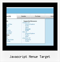 Javascript Menue Target Dhtml Beispiel