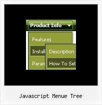 Javascript Menue Tree Css Onmouseover Menue