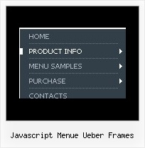 Javascript Menue Ueber Frames In Menu Control Service Funktionniert Nicht