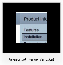 Javascript Menue Vertikal Css Template Dynamisches Menue Oben