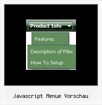 Javascript Menue Vorschau Mouseover Horizontale Menues