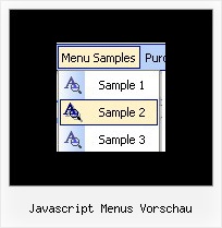 Javascript Menus Vorschau Css Style Menues