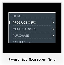 Javascript Mouseover Menu Css Dropdown Menue Selfhtml
