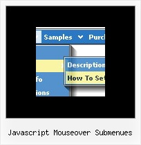 Javascript Mouseover Submenues Menue Ueber Frame