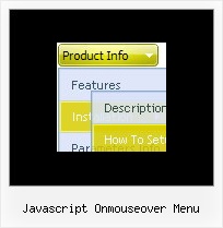 Javascript Onmouseover Menu Html Befehl Custom Menubar