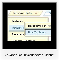Javascript Onmouseover Menue Css Dropdown Menues Mit Bildern
