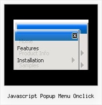 Javascript Popup Menu Onclick Css Joomla Menu Generator