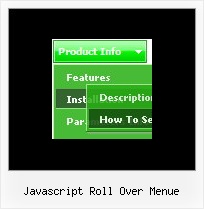 Javascript Roll Over Menue Describe Parameters Of A Menu