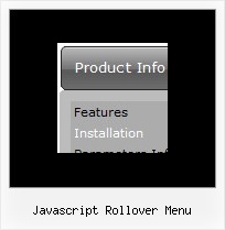 Javascript Rollover Menu Einfache Javascript Menue