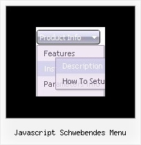 Javascript Schwebendes Menu Css Drop Out Menu