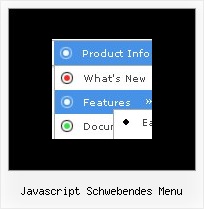 Javascript Schwebendes Menu Roten Knopf Symbol
