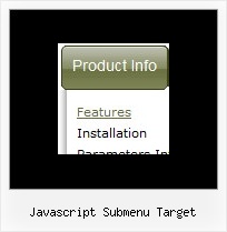 Javascript Submenu Target Frameset Dropdown Menue