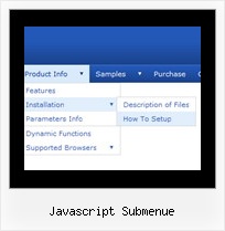 Javascript Submenue Menue Javascript Vista