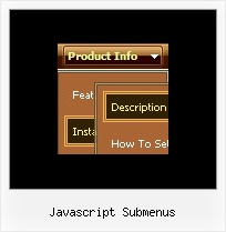 Javascript Submenus Play Symbol