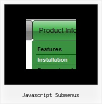 Javascript Submenus Klappmenue Horizontal Script