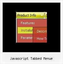 Javascript Tabbed Menue Submenu Css