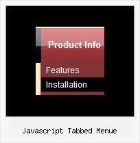 Javascript Tabbed Menue Pulldown Menu Horizontal