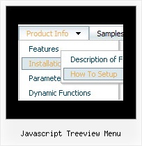 Javascript Treeview Menu Registerkarte Vertikalen