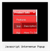 Javascript Untermenue Popup Css Slidedown Menu Submenu