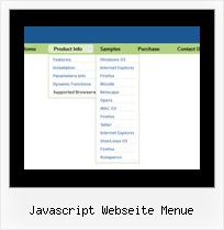 Javascript Webseite Menue Slide Menue Muster
