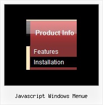 Javascript Windows Menue Floatable Movable Menu