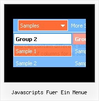 Javascripts Fuer Ein Menue Listenmenue Script