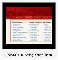 Joomla 1 5 Bewegliches Menu Html Menue Vertikalen
