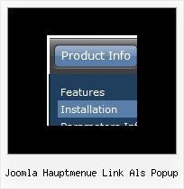 Joomla Hauptmenue Link Als Popup Pulldown Menu Js