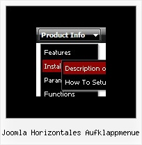 Joomla Horizontales Aufklappmenue Listenmenue Java