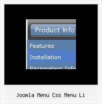 Joomla Menu Css Menu Li Menu Movable