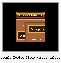 Joomla Zweizeiliges Horizontal Menu Untermenue Dhtml