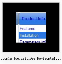 Joomla Zweizeiliges Horizontal Menu Javascript Css Rollout Menue