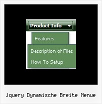 Jquery Dynamische Breite Menue Javascript Div Onmouseover Menu