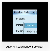 Jquery Klappmenue Formular Dhtml Menu Beispiel