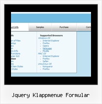 Jquery Klappmenue Formular Pulldown Menu Html