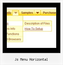 Js Menu Horizontal Menu Javascirpt