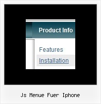Js Menue Fuer Iphone Dhtml Menu Generator